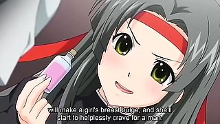 Crazy campus anime clip with uncensored big tits, lactation