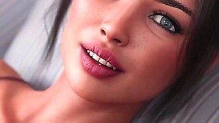 Caught My Hot Step Sister Masturbating Then She Help Me to Cum Quickly - 3D Hentai Animated Porn - Life in Santa County