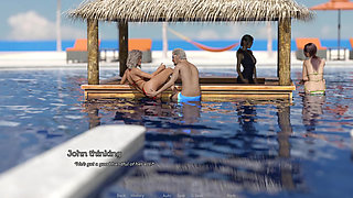 Tacos Cuck Watches His Wife Giving Pussy to an Old Chap and Deepthroating His Cock by the Pool - Episode 90