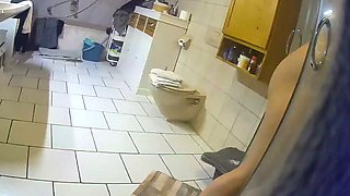 girlfriend Hidden bath shower