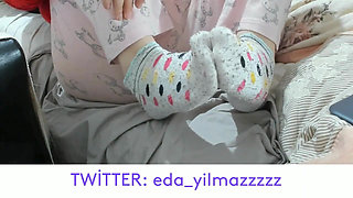 Foot- Foot Fetish- Turkish Foot- Turkish Foot Fetish- Socks- Stockings Fetish- Turkish Porn- Turkish MILF
