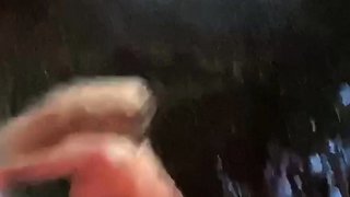 Blonde and her outdoor solo masturbation