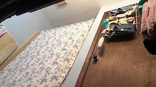 Blonde College Girl Caught Showering