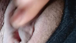 Girl all full of pleasure