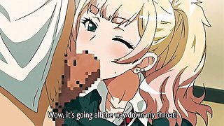 Sultry bidie-in's blowjob scene