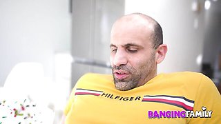 Side piece's cumshot movie by Banging Family