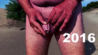 The evolution of the size of a chastity cage cock