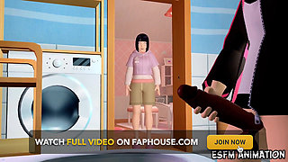 Boruto Caught on Bathroom. Naruto Hentai