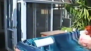 Two Lesbians Do Cunnilingus in the Hot Tub