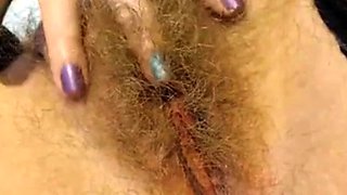 Blonde Amateur Shows Off Her Hairy Assets