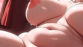 Anime Girl Doing Sexual Act in Red Room