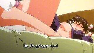 Public park anime slut drops panties for wet pussy play