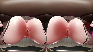 Guestoy - VR Edition. Final trailer (released). Busty alt teen with glasses facesitting and spitting. POV.
