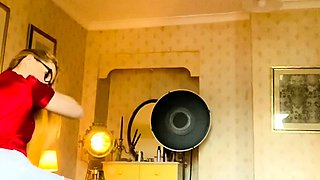 British blonde milf Jane Bond solo masturbation