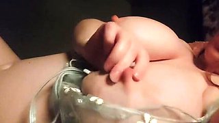 Big Tits Sugarplum Pulls Nipples Hard & Fingers Wet Pussy to Orgasm