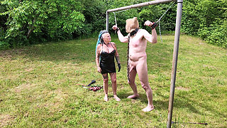 Whipped Naked in Nature