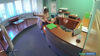 Doctor Gives His New Receptionist A Full Body Fucking