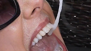 Creampie Cathy Hotwife Creampie Gangbang at Outdoor Pool