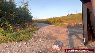 They Continue Their Strip Bottle Flips Game, Laughter and Excitement Filling the Air