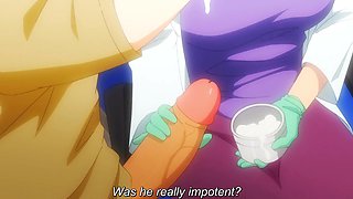 Busty MILF doctor helps shy boy give his first cum sample (EXCLUSIVE)