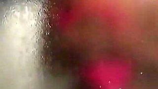 Ebony Teen Getting Fucked in a Host Shower