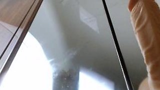 Lovely Amateur teen brunette masturbating outdoor