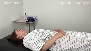 Doctor Gloves Nurse Bunny in Gyno Exam from Multiple Angles