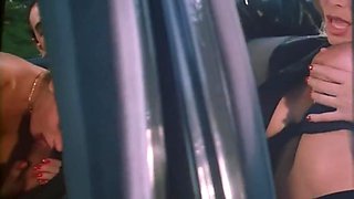 Threesome Fuck In The Car - Roberto Malone, Milly D'abbraccio And Rossana Doll