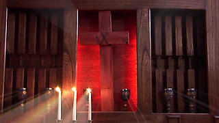 Wild bizzarre sexy situation for busty young sluts!