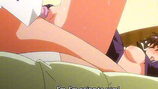 Public park anime slut drops panties for wet pussy play