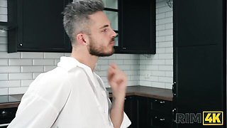 Looking-good Remido at girl rimming guy sex