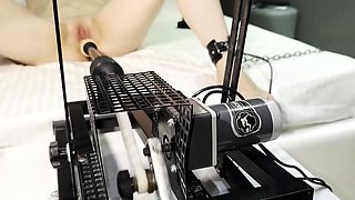 Photographer's POV Hardcore Sex Machine Session with Bound