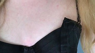 Ex wifey blonde homemade solo masturbation fun