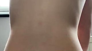 Sexy milf Angel Blond stuffing her tight ass with huge toys