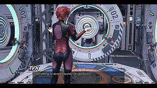 Stranded in Space - Holding Hands with Asian Scientist MILF
