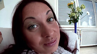 Brunette Babe Pussy Play with Toys and Fingers