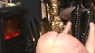 Humiliated masked man