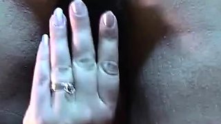 Big Ass Girl Masturbates on the Bed