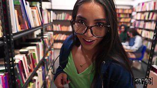 Kai's Wild Library Passion in a Sneaky Public Encounter