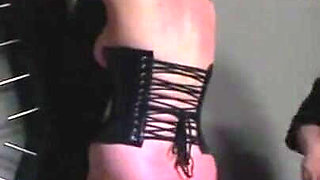 Humiliating whipping and dick sucking