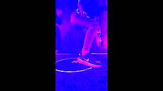 Women Feel Hot Being in the Gym and Touch Each Other in the Bathroom