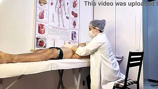 Nurse Exam Turns Naughty When Patient Gets Hard - Jennifer Pimenta Uncensored Medical Fetish