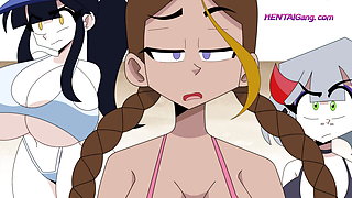 The Nude Beach! XXX Cartoon Porn