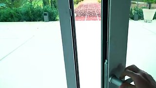 European ash-blonde wife loves deep fingering and blowjobs
