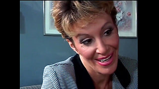 The Neighbor's Daughter Happened to Be at the House of a Lesbian MILF Hungry for Young Pussy!