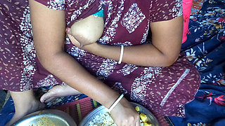 Rani bhabhi eating rice to naked