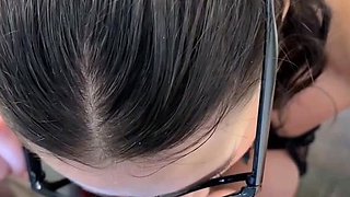 Emily Black College Girl Blowjob And Standing Sextape