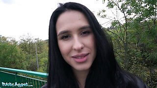 Cover-girl Alyssa Bounty - perkytits clip - Public Agent