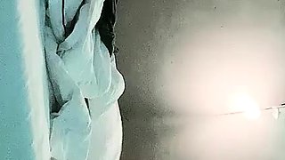 Cute amateur Asian web cam girl teases her great body