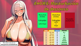 Spanish Audio JOI. The trendy game to masturbate. MILK X MONEY.